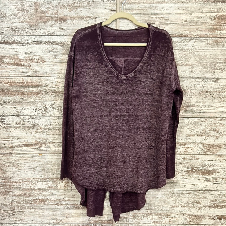 PURPLE LONG SLEEVE TOP