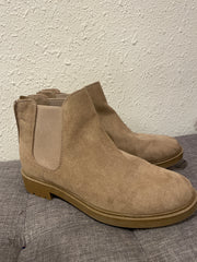 BROWN SUEDE BOOTIES (NEW) $60