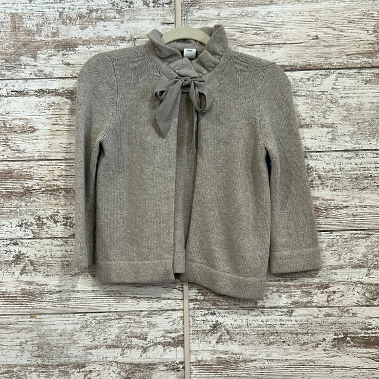 GRAY CASHMERE/WOOL CARDIGAN