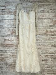 IVORY WEDDING GOWN and veil