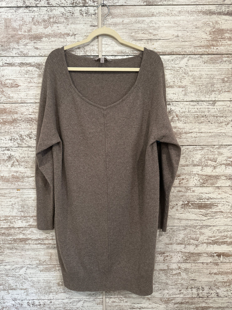 TAN CASHMERE SWEATER DRESS$248