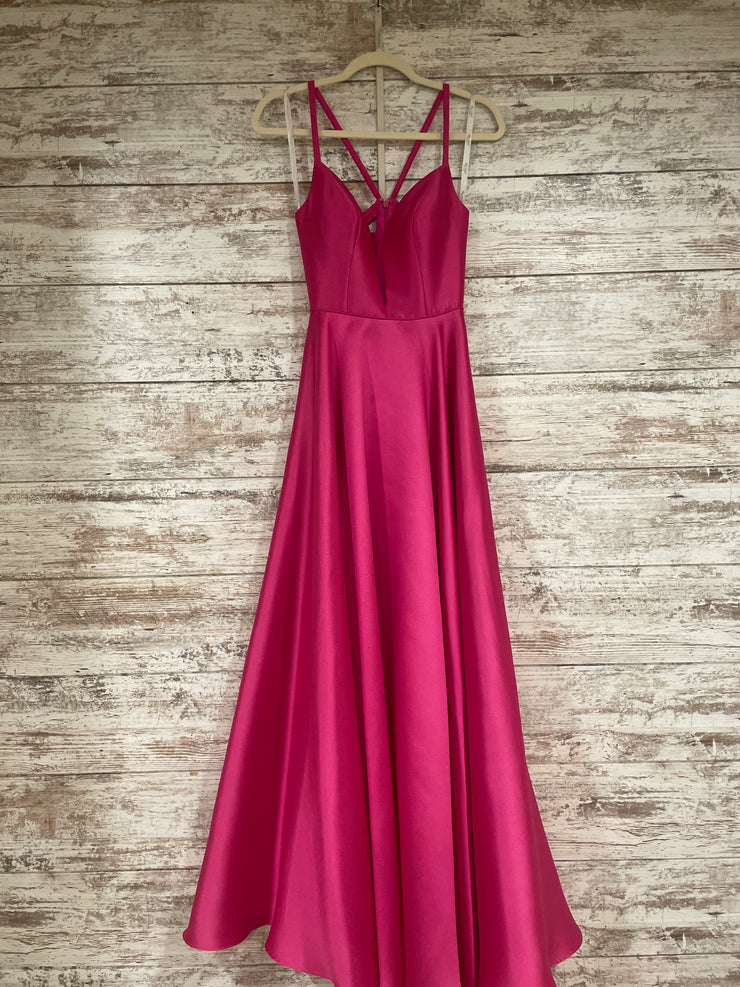 PINK A LINE GOWN