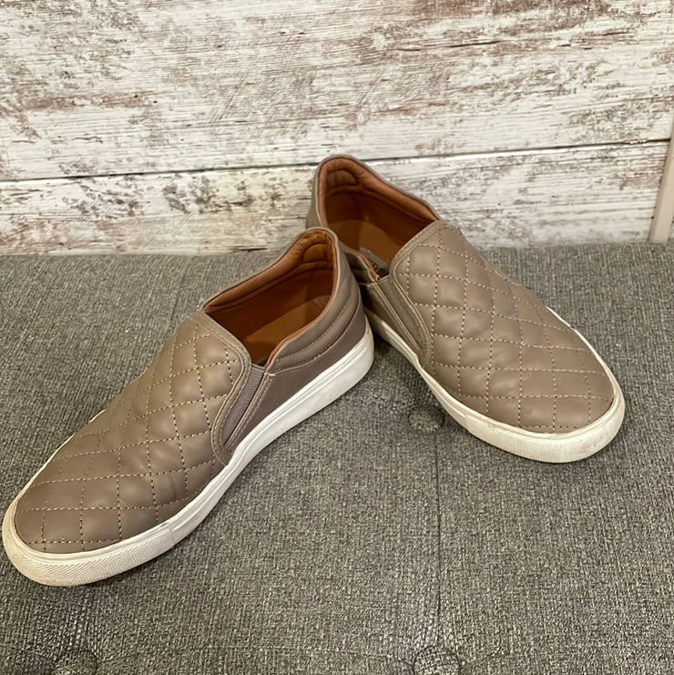 TAN SLIP ON SHOES