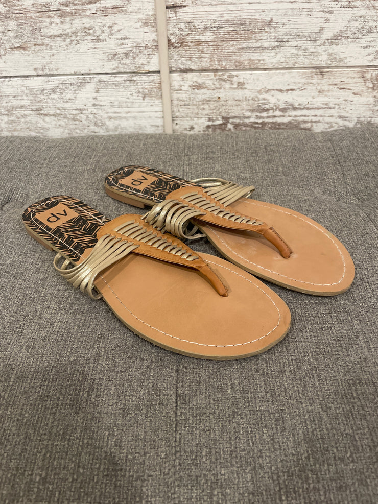 TAN/GOLD SANDALS