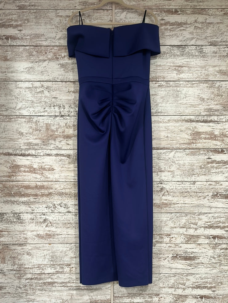 ROYAL BLUE LONG EVENING GOWN