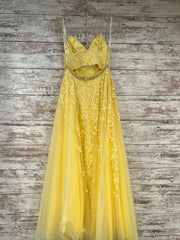 YELLOW 2 PC. PRINCESS GOWN