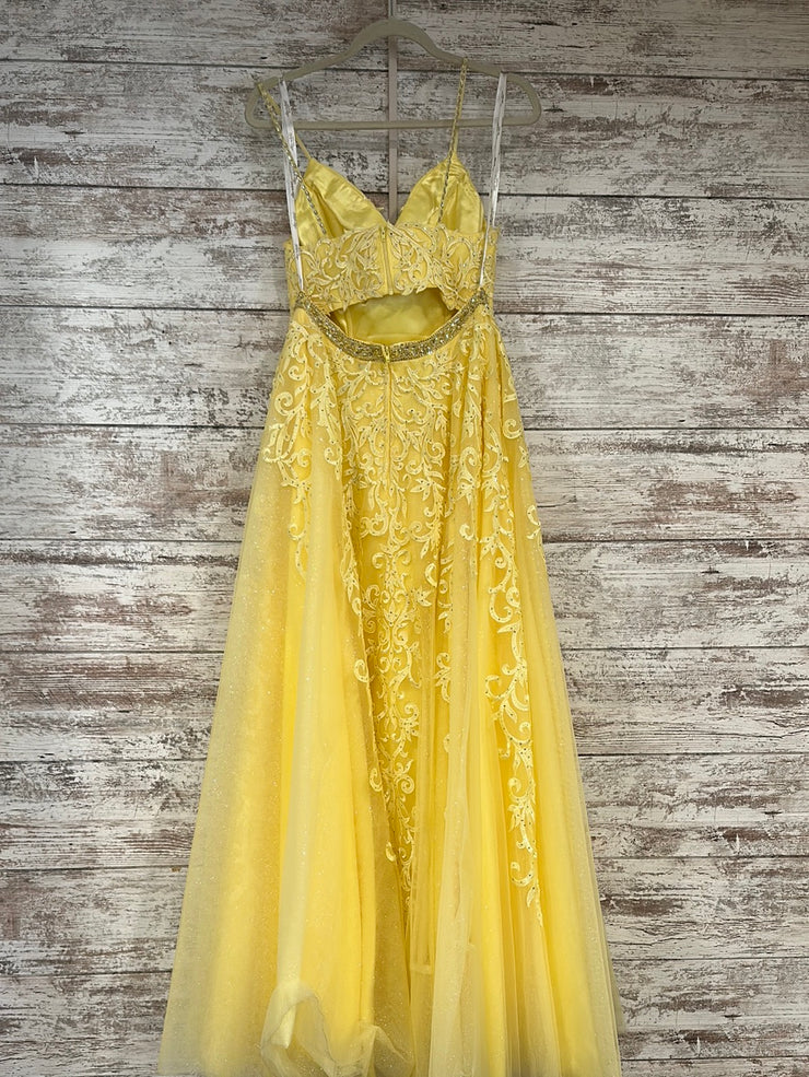 YELLOW 2 PC. PRINCESS GOWN