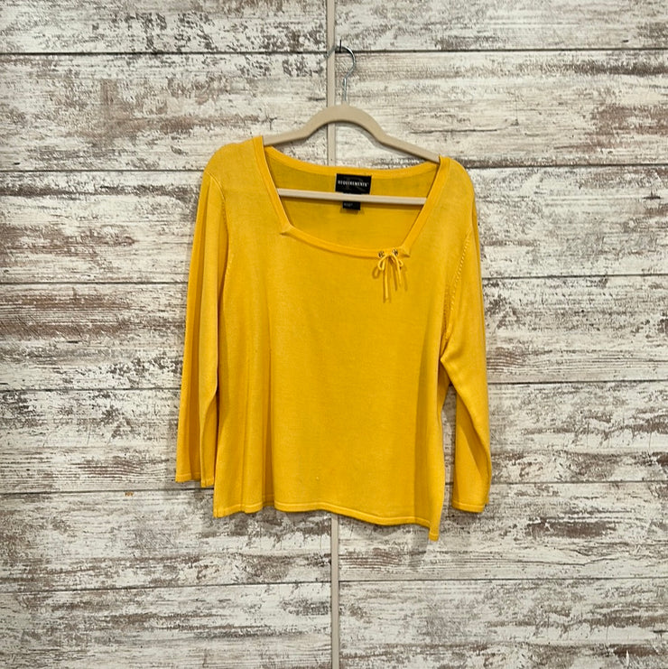 YELLOW LONG SLEEVE TOP