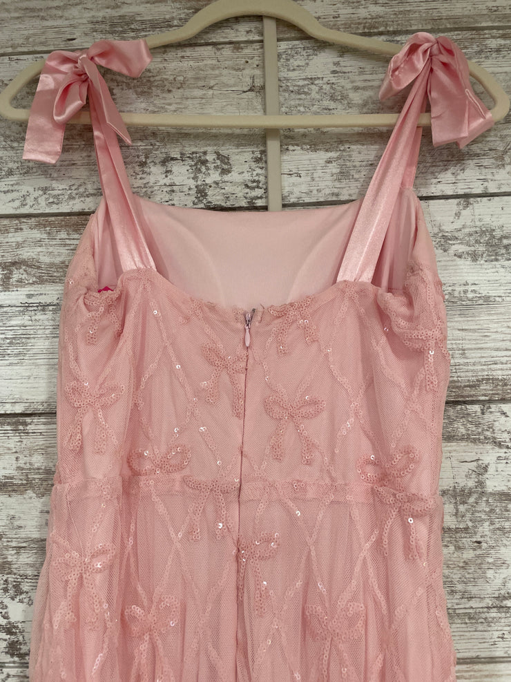 PINK LONG EVENING GOWN