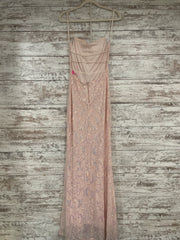 PINK SPARKLY LONG DRESS