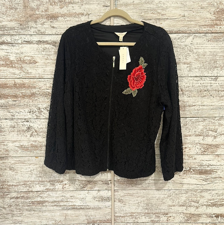 BLACK LACE JACKET (NEW) $89