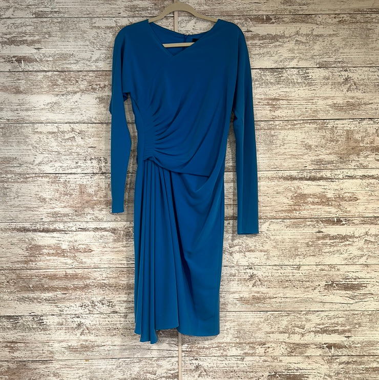 BLUE MIDI DRESS - RETAIL $1295