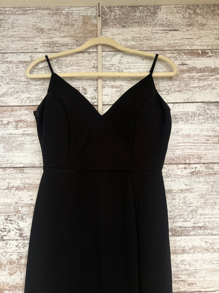 BLACK LONG EVENING GOWN
