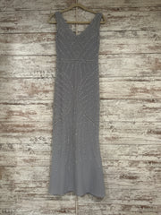 GRAY SPARKLY LONG DRESS