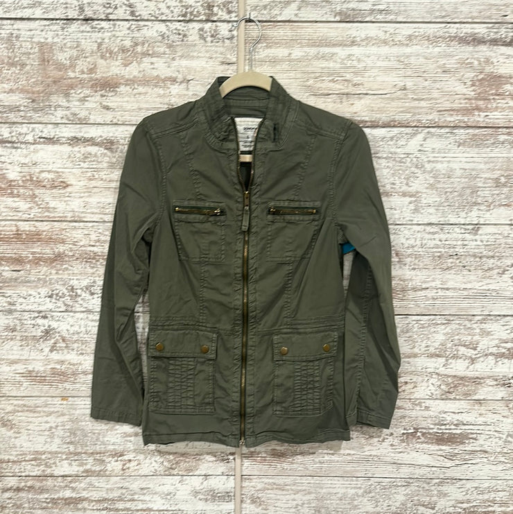 GREEN ZIP UP JACKET