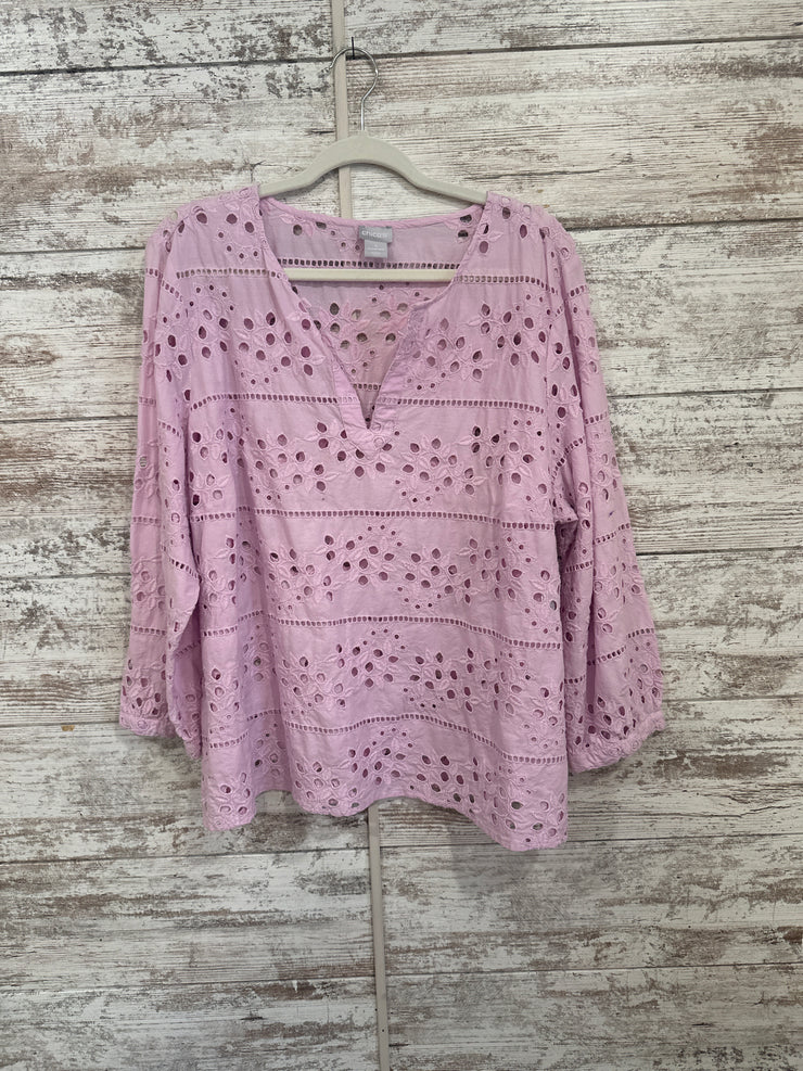 LAVENDER LONG SLEEVE TOP