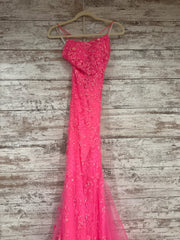 PINK SPARKLY LONG DRESS (NEW)