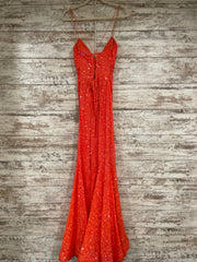 ORANGE FULL SEQUIN MERMAID