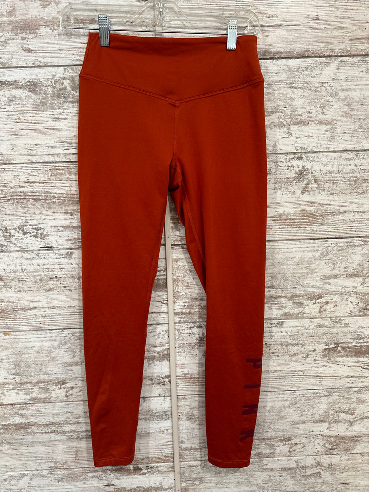 ORANGE FLEECE LINED LEGGINGS