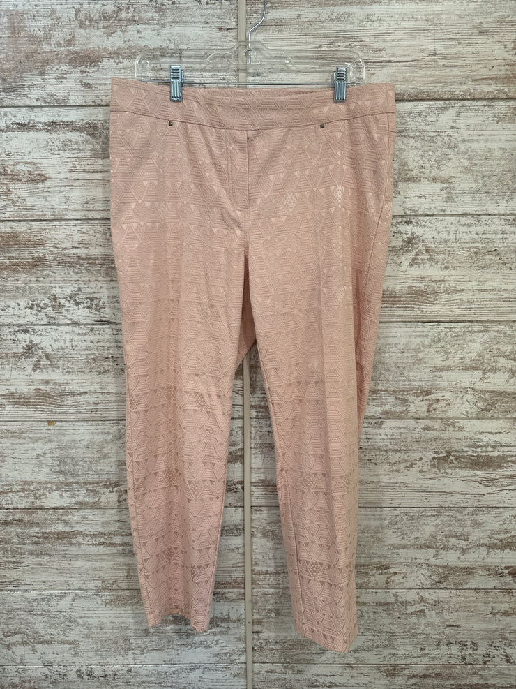 PINK CROP PANTS
