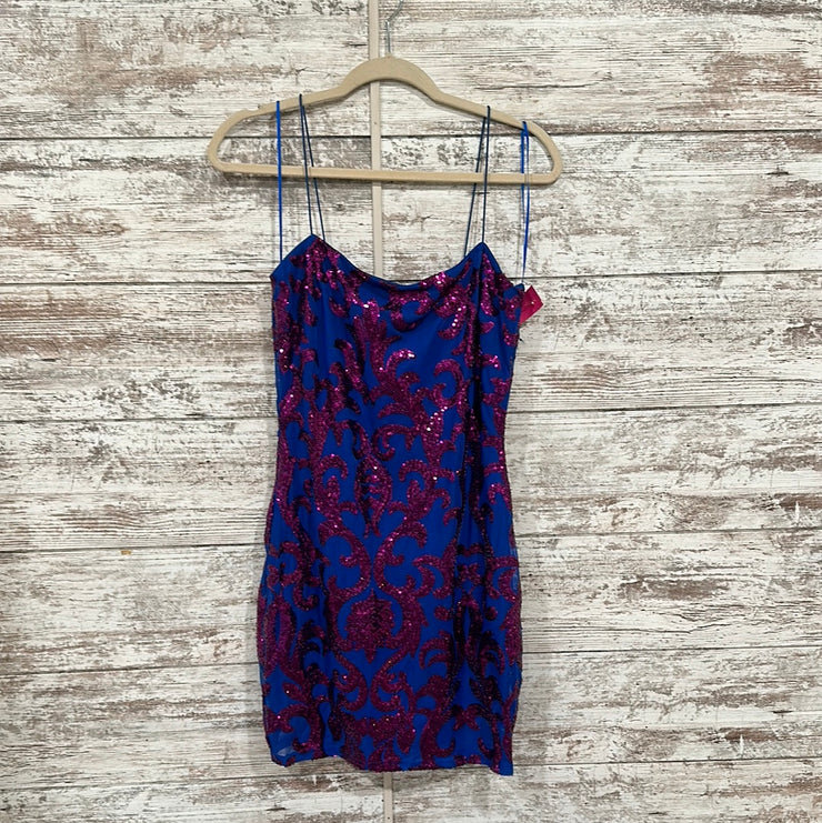 BLUE/PINK SHORT DRESS (NEW)