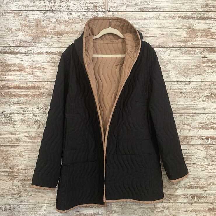 BLACK/TAN REVERSIBLE JACKET