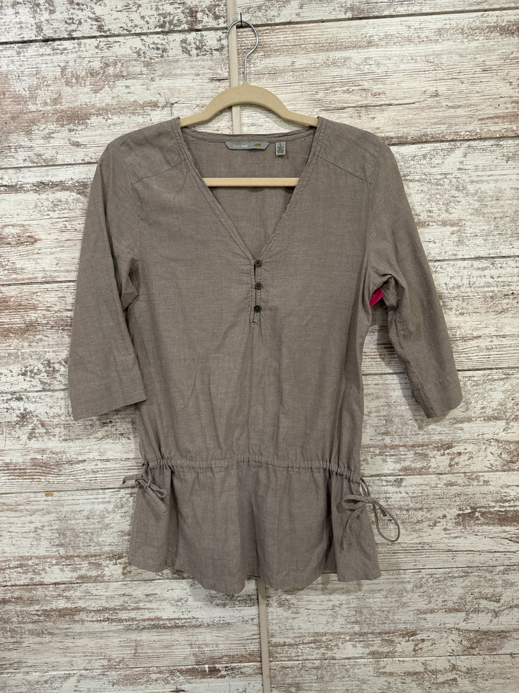 TAN 100% COTTON LONG SLEEVE TO