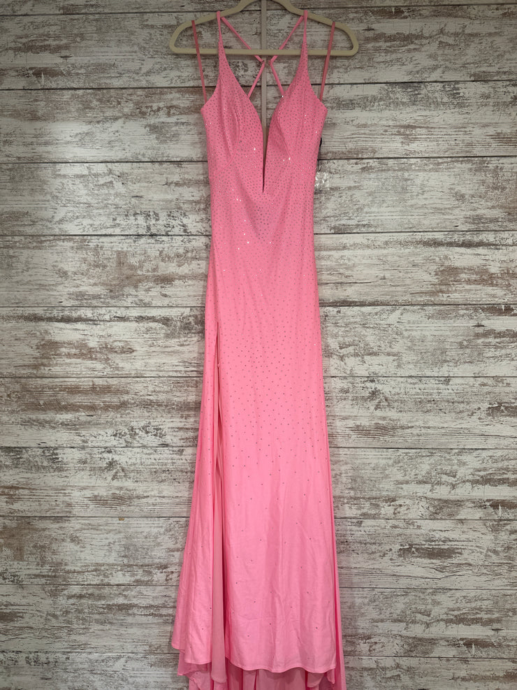 PINK SPARKLY LONG DRESS (NEW)