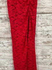 RED LACE LONG DRESS