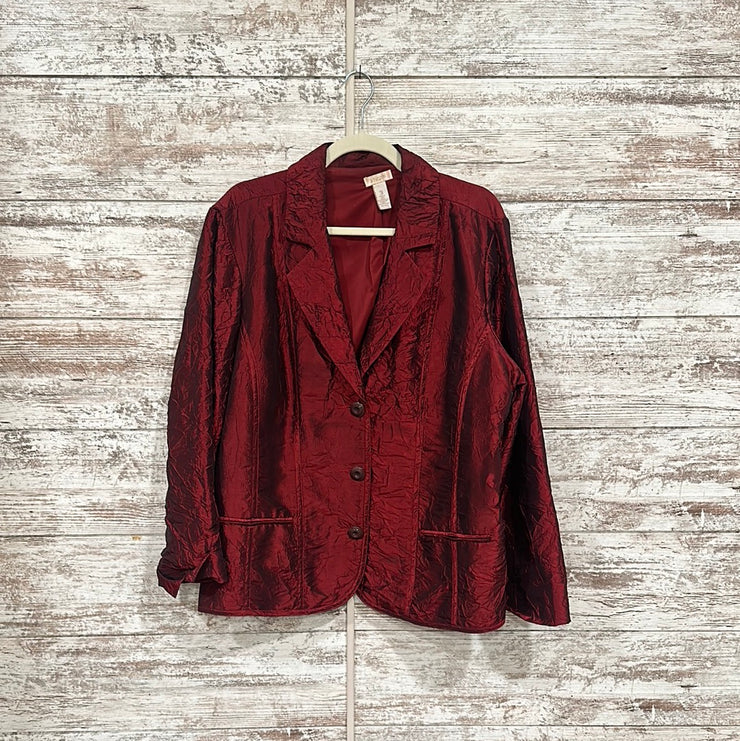 BURGUNDY JACKET