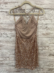 GOLD SPARKLY SHORT DRESS