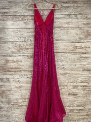 PINK SPARKLY LONG DRESS (NEW)
