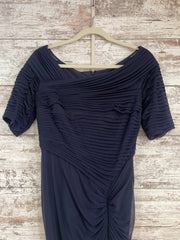 NAVY LONG EVENING GOWN