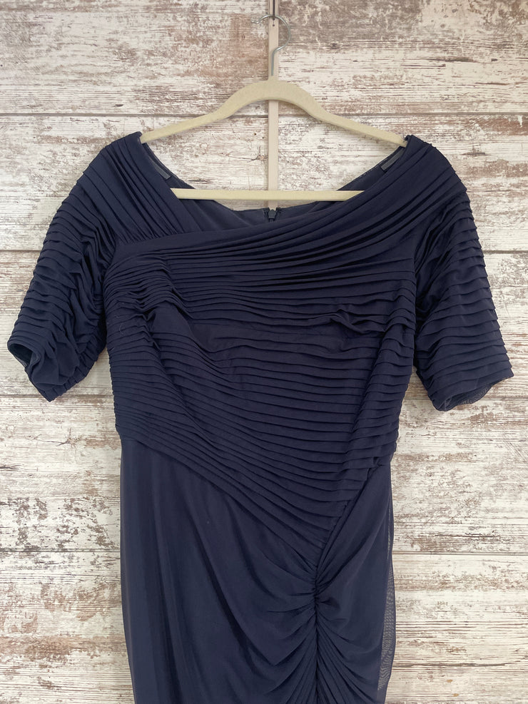 NAVY LONG EVENING GOWN