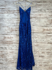 ROYAL BLUE SPARKLY MERMAID GOW