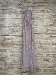 LAVENDER SPARKLY LONG DRESS