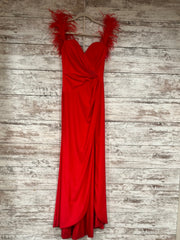 RED LONG EVENING GOWN