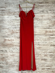 RED LONG EVENING GOWN