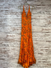 ORANGE/GOLD LONG DRESS