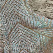 WHITE/PINK SEQUIN MERMAID GOWN