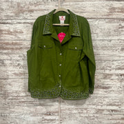 GREEN W/RHINESTONES JACKET-NEW