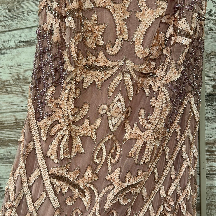 PINK/PURPLE SEQUIN LONG DRESS