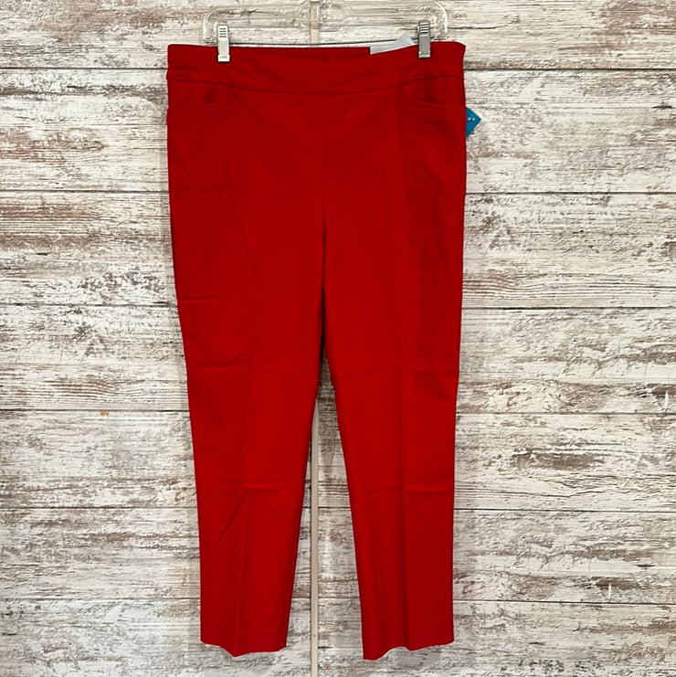 RED STRETCH PANTS-NEW $69