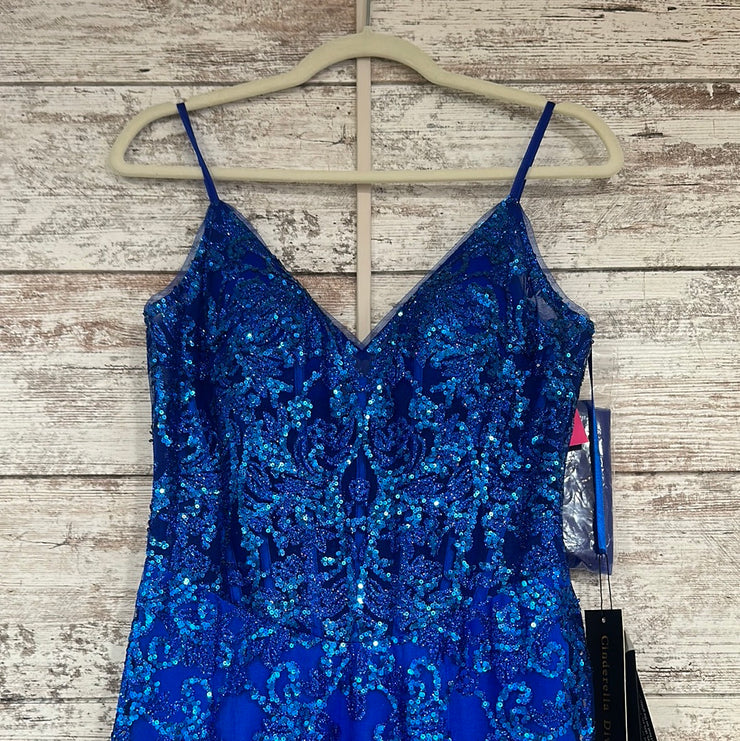 ROYAL BLUE MERMAID GOWN (NEW)