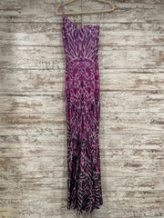 PURPLE SPARKLY MERMAID GOWN