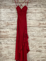 RED SPARKLY LONG DRESS (NEW)
