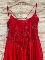 RED LONG EVENING GOWN (NEW)