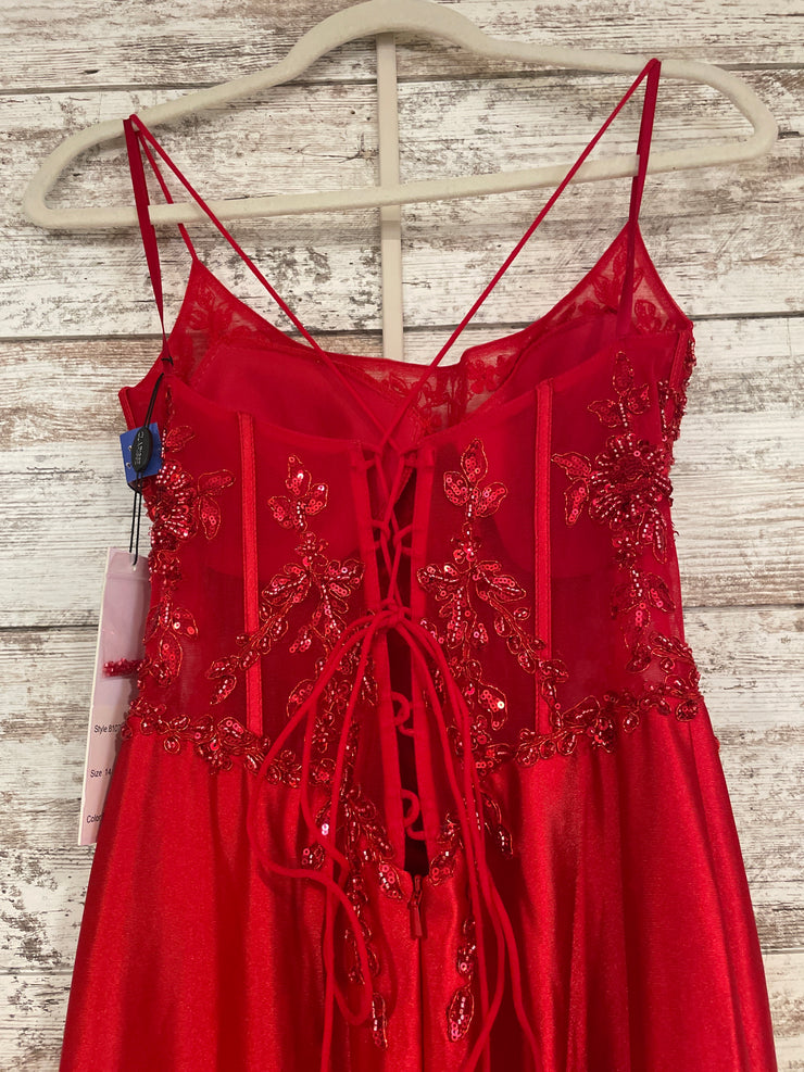 RED LONG EVENING GOWN (NEW)