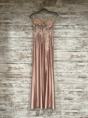 PINK LONG EVENING GOWN