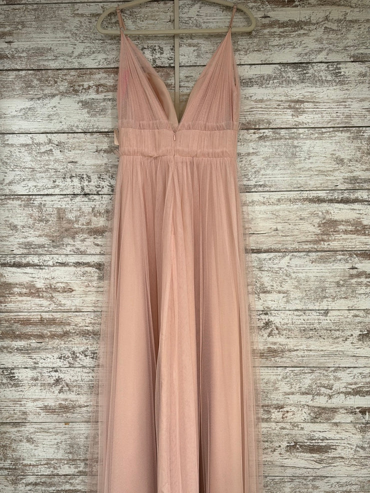 PINK A LINE GOWN (NEW)